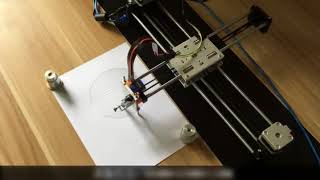 Assembled full metal Lybotdraw robot for drawing and writing work dimension 320220mm [upl. by Pravit]