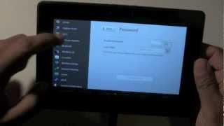 Blackberry Playbook Setting a Password​​​  H2TechVideos​​​ [upl. by Lemra638]