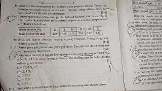 Soil Mechanics Diploma In Civil Engineering 4ThSem square Footing numerical [upl. by Riamo]