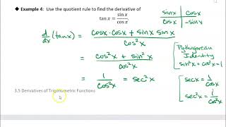 35 Derivatives of Trigonometric Functions Example 4 [upl. by Perot]