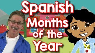 Los meses del año canción  Months of the year in Spanish song for kids [upl. by Asiluj]