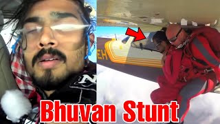 BBKiVines Plane Stunt Gone Wrong  Bhuvan Bam Jumped from plane Video shorts [upl. by Maximilian699]