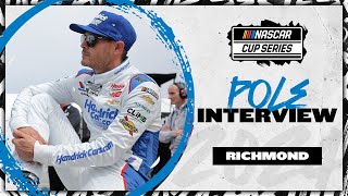 Kyle Larson takes his first pole of the Cup Series season at Richmond [upl. by Osbourn]