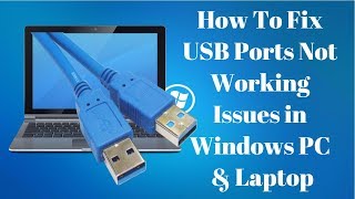 How To Fix USB Port Problem  Not Working Windows 7 88110 2 Method [upl. by Dajma]