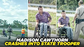 Madison Cawthorn Crashes Into State Trooper On Florida Highway [upl. by Afesoj91]