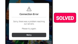 Roblox Connection Error Problem Today 2024  Connection Error in Roblox [upl. by Hooker]