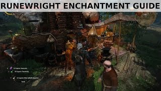 Witcher 3  Best Runewright Enchanting  Guide [upl. by Mollie785]