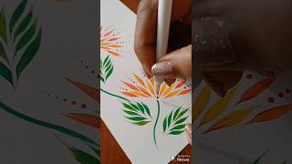 Easy Flowers Painting  Acrylic painting  Satisfying painting ideas  Simple Flowers Painting [upl. by Margaretha]