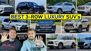 BEST Luxury Midsize 3Row SUVs to Buy NOW  Our Expert Ranking After Reviewing ALL of Them [upl. by Hplodur]