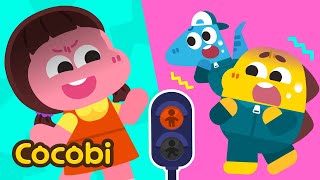 Red Light Green Light  The Freez Game  Songs for Kids  Cocobi [upl. by Corbin]