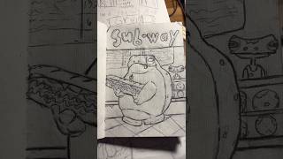 Subway Foggo drawings funny fat frog ￼￼ [upl. by Averill]