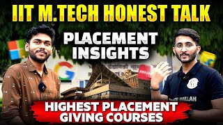 IIT MTech Placement Honest Reality  Placement  Courses [upl. by Sergo]