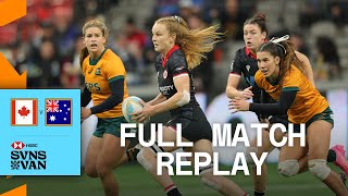 Canada Shock Australia  Womens 3rd Place Playoff  Vancouver HSBC SVNS  Full Match Replay [upl. by Viva]