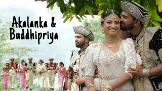 Akalanka and Buddhipriya wedding video  Thumpota namala  kandyan traditional wedding [upl. by Notac]