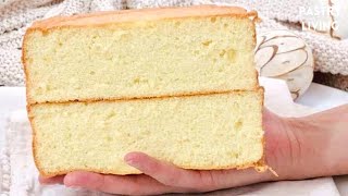 FLUFFY Vanilla Sponge Cake Recipe  The BEST Genoise Sponge Cake [upl. by Hardner]