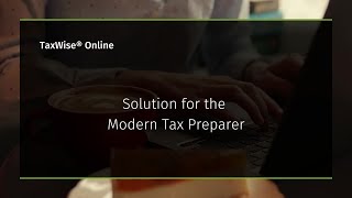 TaxWise® Online The Solution For the Modern Tax Preparer [upl. by Inahet]