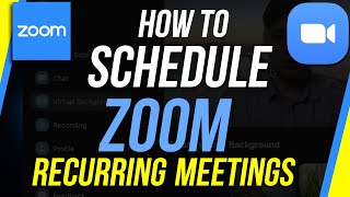 How to Schedule Recurring Meetings on Zoom [upl. by Uase]