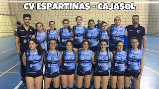 ❎ PARTIDO voleibol CADETE femenino ❎ CV Espartinas  Cajasol Juvasa Rojo [upl. by Wymore]