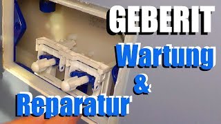 Geberit Toiletten Spülkasten Reparatur und Wartung  Wie gehts [upl. by Cybil]