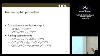 3rd BIU Winter School on Cryptography NonInteractive Zero Knowledge from Pairings  Jens Groth [upl. by Aicilehp]