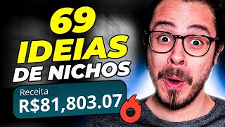 69 ideias de Nichos LUCRATIVOS p ganhar dinheiro na internet PDF Grátis [upl. by Buhler]