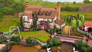 Huge Family Farm  The Sims 4 Cottage Living Speed Build [upl. by Perusse778]