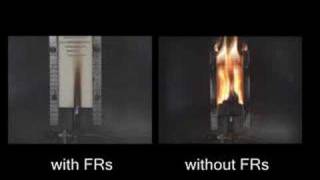 Flame retardants amp fire safety  Plastic foam sample [upl. by Latisha]