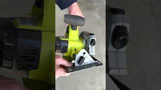 FEATURES amp FUNCTIONS OF THE RYOBI CIRCULAR SAW [upl. by Drareg]