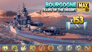 Battleship Bourgogne Its raining medals  World of Warships [upl. by Paddy]