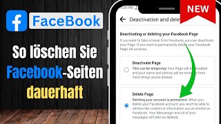 So löschen Sie eine FacebookSeite  Seite dauerhaft löschen iOS amp Android [upl. by Mcfadden636]