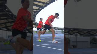 【Behind The Stageshort】パリオリンピック 男子4×100mリレー 公開練習／メダル獲得を目指し まだ見ぬステージへ [upl. by Granny]