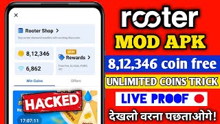 rooter app se coin kaise kamaye  rooter app unlimited trick  rooter mod apk unlimited coins [upl. by Aubree737]