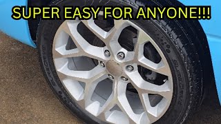 How to detail your wheels  ANYONE CAN DO THIS [upl. by Peggir]