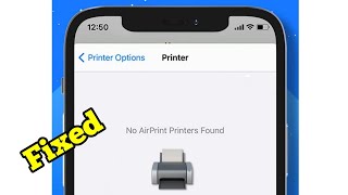 iOS 18 No Airprint Printers Found on iPhone Fixed [upl. by Corso]