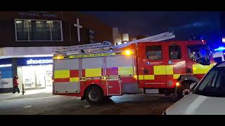 Lancashire fire and rescue service On scene of false alarm at the Blackpool tower [upl. by Viridis453]