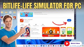 How to Install and Download Bitlife  Life Simulator for PC Windows 111087 [upl. by Eilsehc]