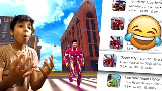 Playing Worst Iron Man Games from Playstore [upl. by Lyrahc]