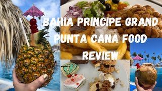 Bahia Principe Punta Cana Food Review 2024  Veg amp NonVeg Food Options  All Inclusive 5 Star Resort [upl. by Kirkwood]