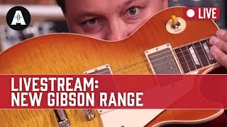 Livestream New Gibson Les Paul Standards  First Reaction Hidden Features amp Amazing Flame Tops [upl. by Larrad876]