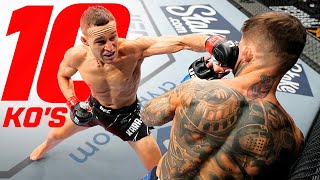 Top 10 Flyweight Knockouts in UFC History [upl. by Yenwat]