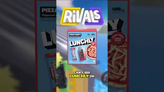 Roblox RIVALS But I CAN’T SEE LUNCHLY [upl. by Leblanc]