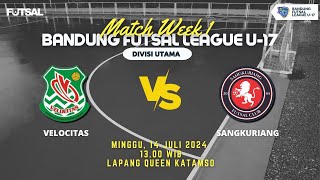 DIVISI UTAMA  BANDUNG FUTSAL LEAGUE U23  VELOCITAS VS SANGKURIANG [upl. by Rianon910]