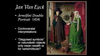 ARTH 20204007 Jan van Eyck 5 Arnolfini Double Portrait [upl. by Assiralc]