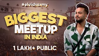 Delhi Bigg Boss Meetup  Elvish Yadav [upl. by Nwahsel]