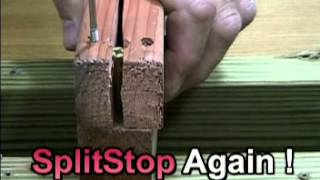 SplitStop Wood Screws Demo [upl. by Hairabez]