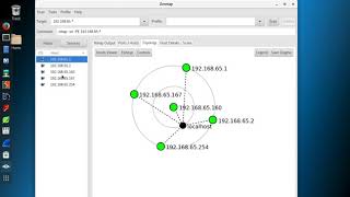 Kali linux How to use Zenmap [upl. by Idnat]