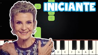 Os Sonhos De Deus  Ludmila Ferber  Piano e Teclado Iniciante  Nível Fácil  Tutorial [upl. by Reste]