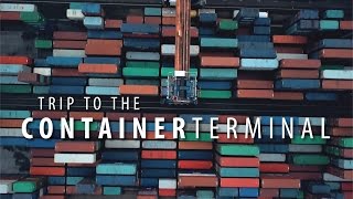 Container Terminals Rotterdam  GH5  Mavic drone [upl. by Dori]