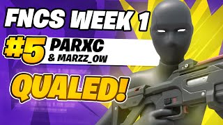 5TH FNCS WEEK 1  QUALIFIED FINALS 🏆 w MARZZOW [upl. by Dede874]