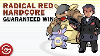 Pokemon Radical Red 31 Hardcore Mode  How to easily beat Giovanni Rocket Hideout [upl. by Cheria816]